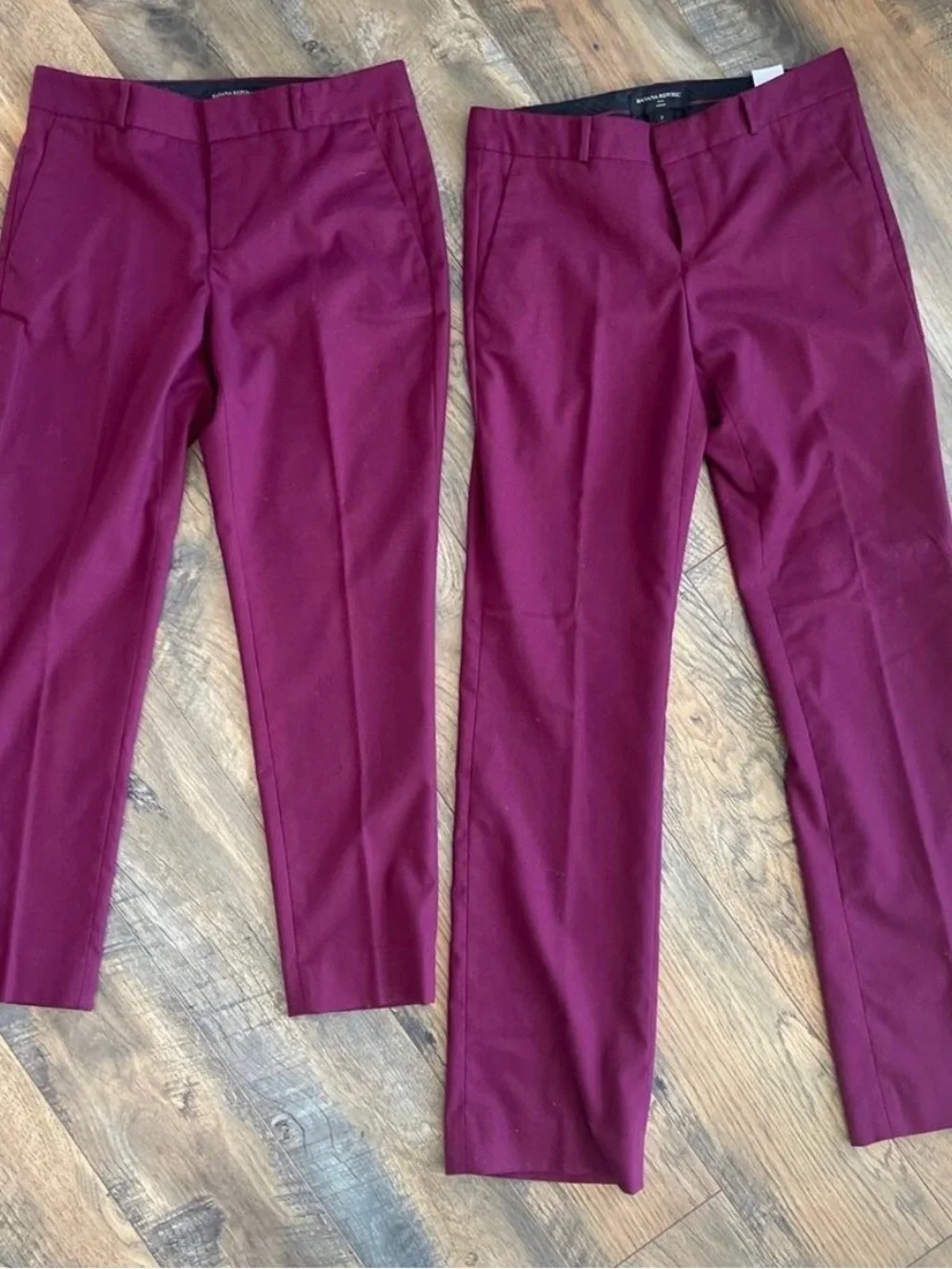 Banana Republic Red Blazer and Pants 3-Piece Suit Set